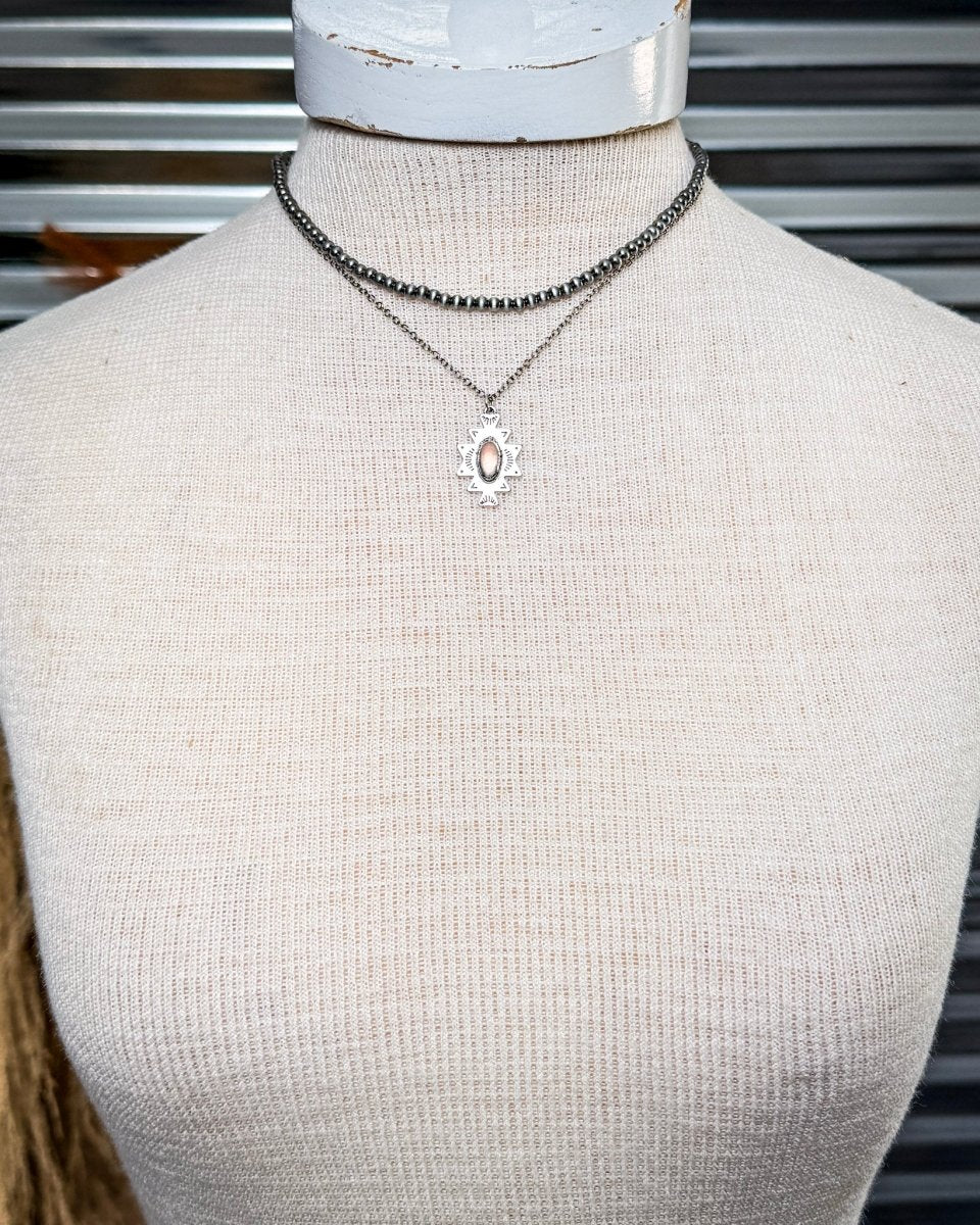 Marley Layered Aztec Necklace - Image 2