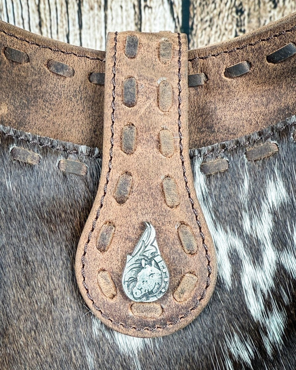Maverick Mist Hairon Leather Bag by Myra Bag - Image 2