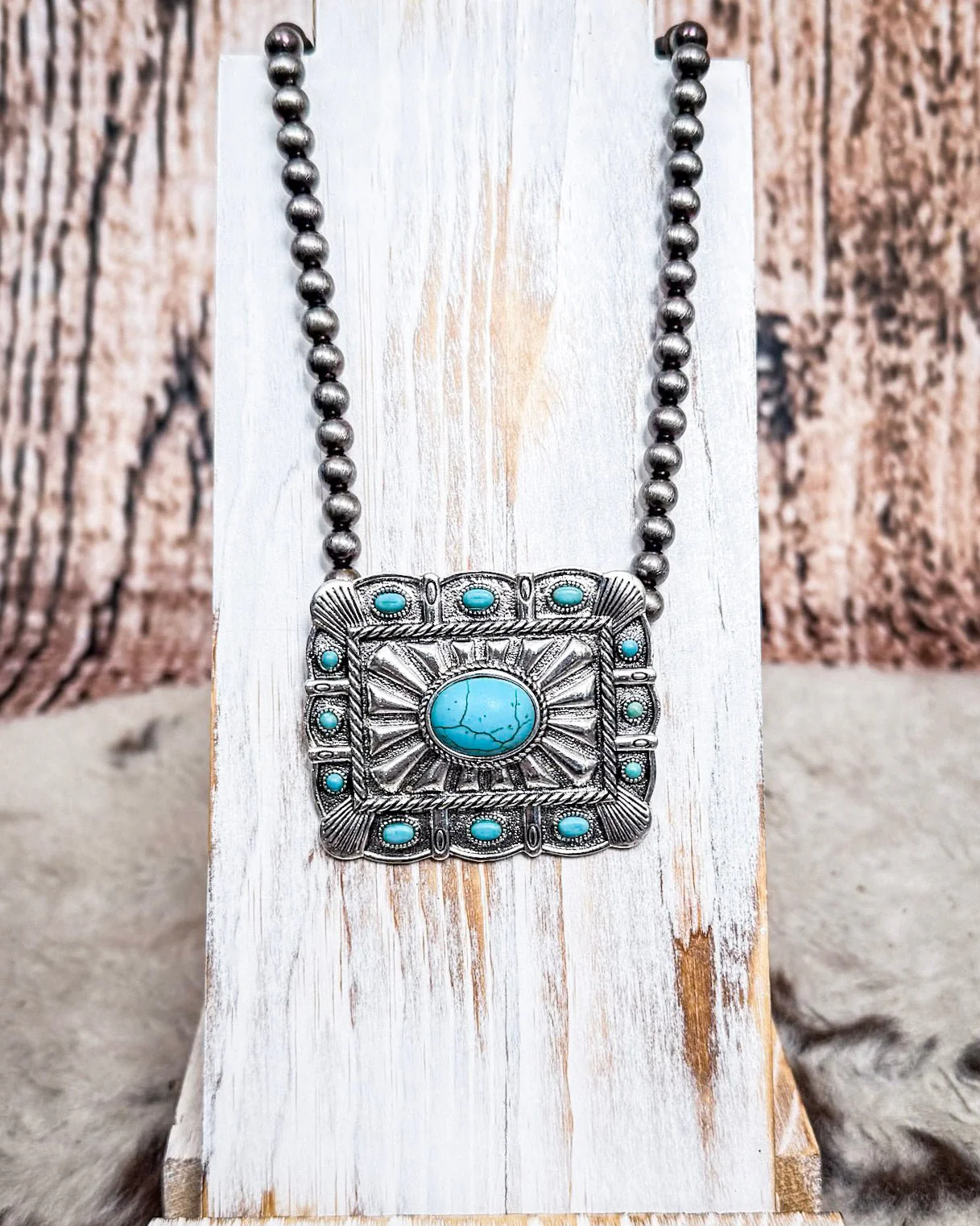 Mercy Western Concho Pendant Fashion Choker Set - Image 7