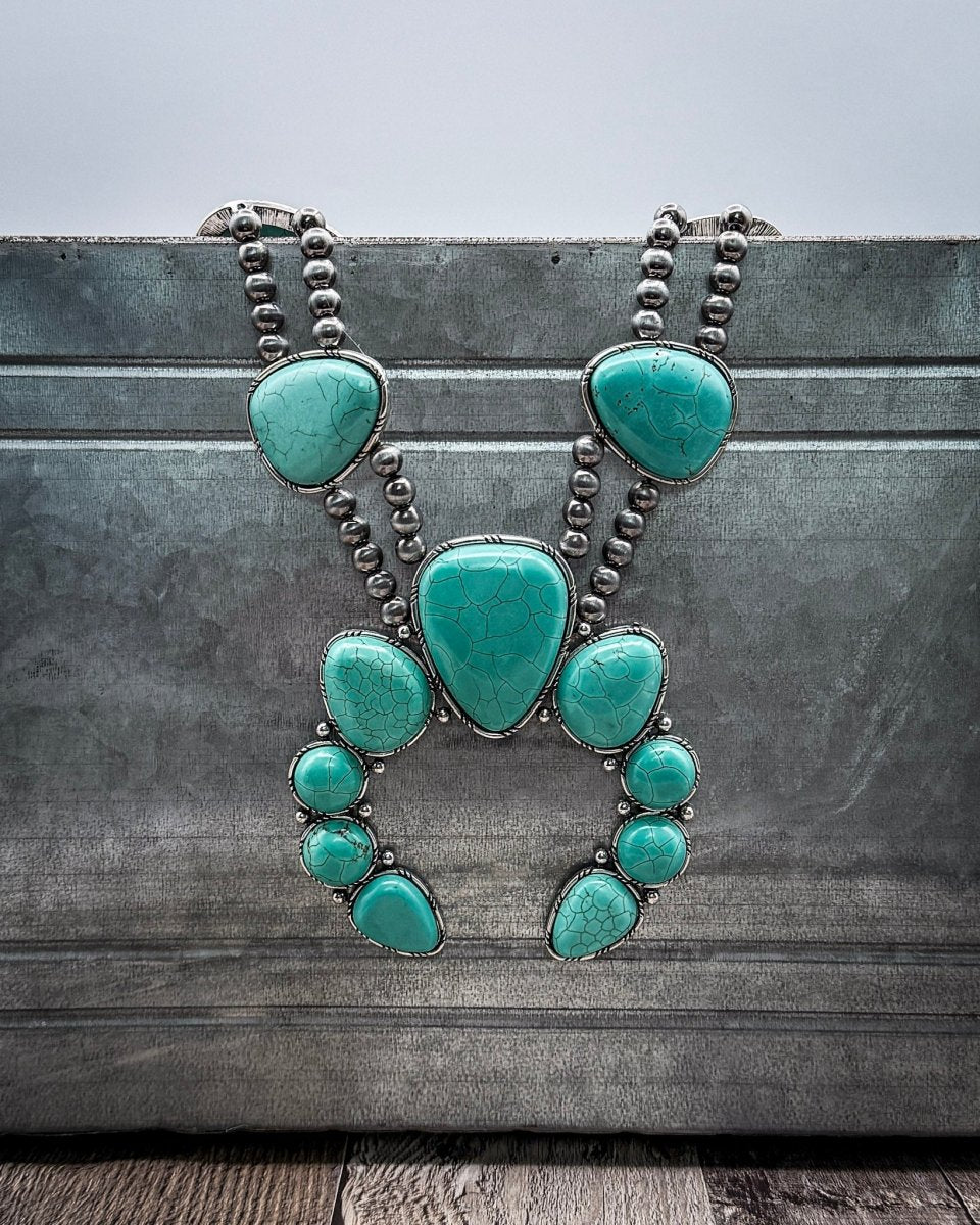 Mesa Vale Squash Blossom Statement Necklace - Image 2