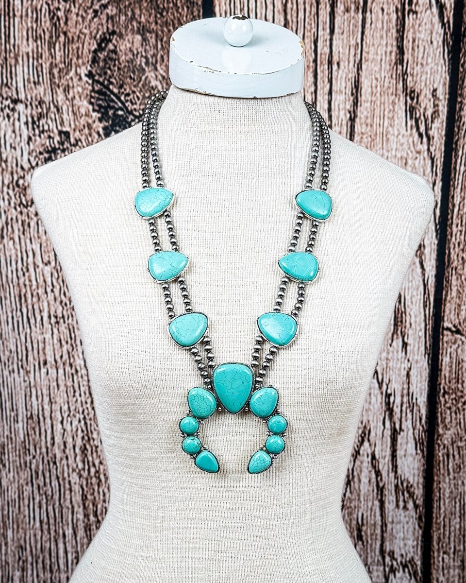 Mesa Vale Squash Blossom Statement Necklace - Image 3