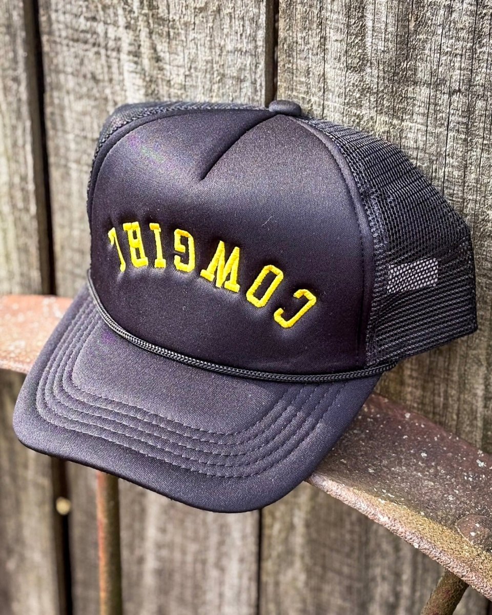 Midnight Cowgirl Embroidered Trucker Cap - Image 5