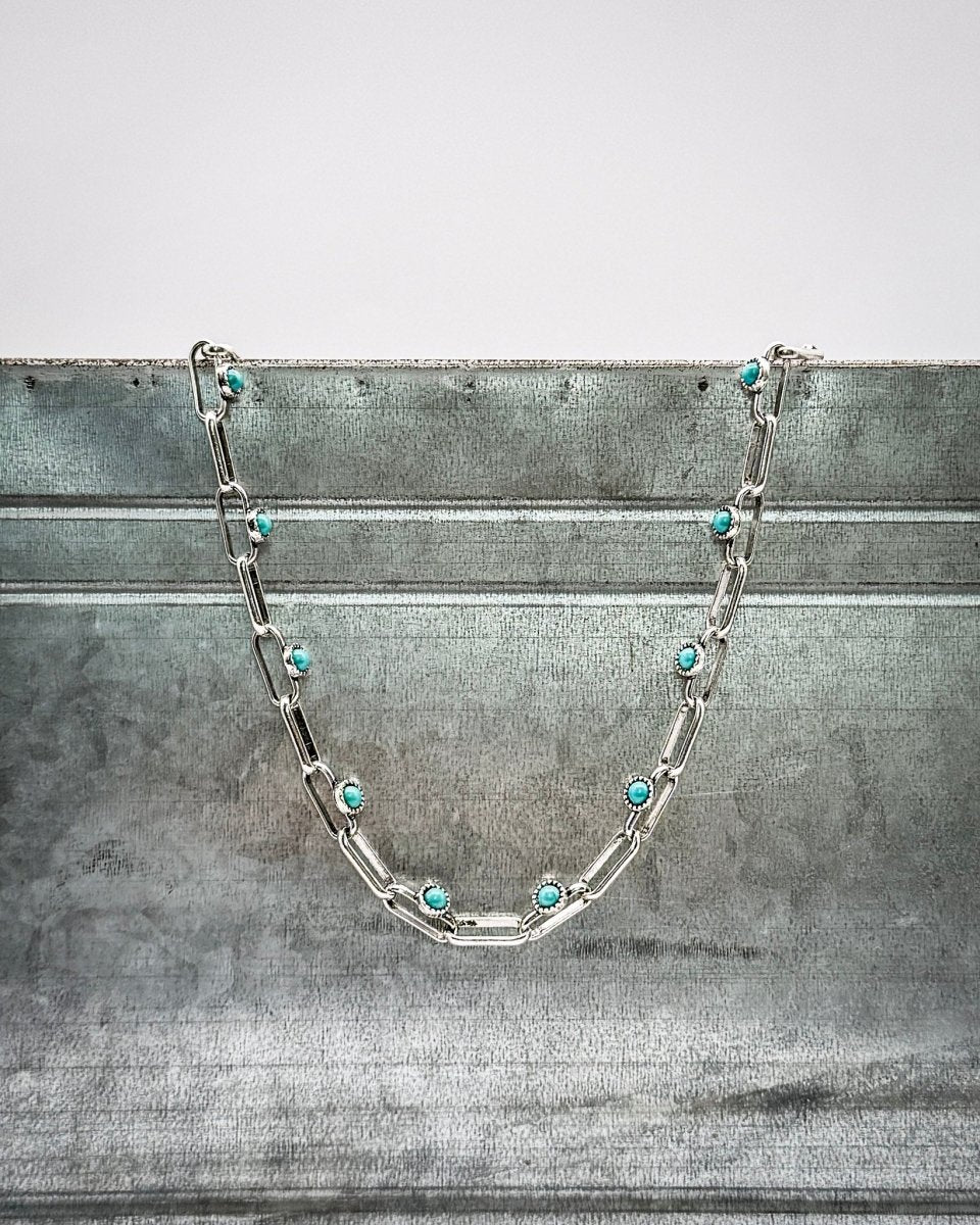 Morrow Chain Necklace with Stone Accents - Image 3