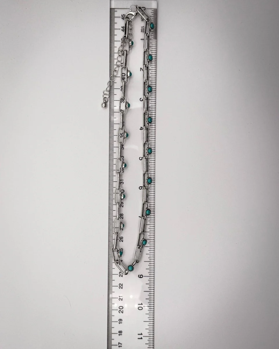 Morrow Chain Necklace with Stone Accents - Image 5
