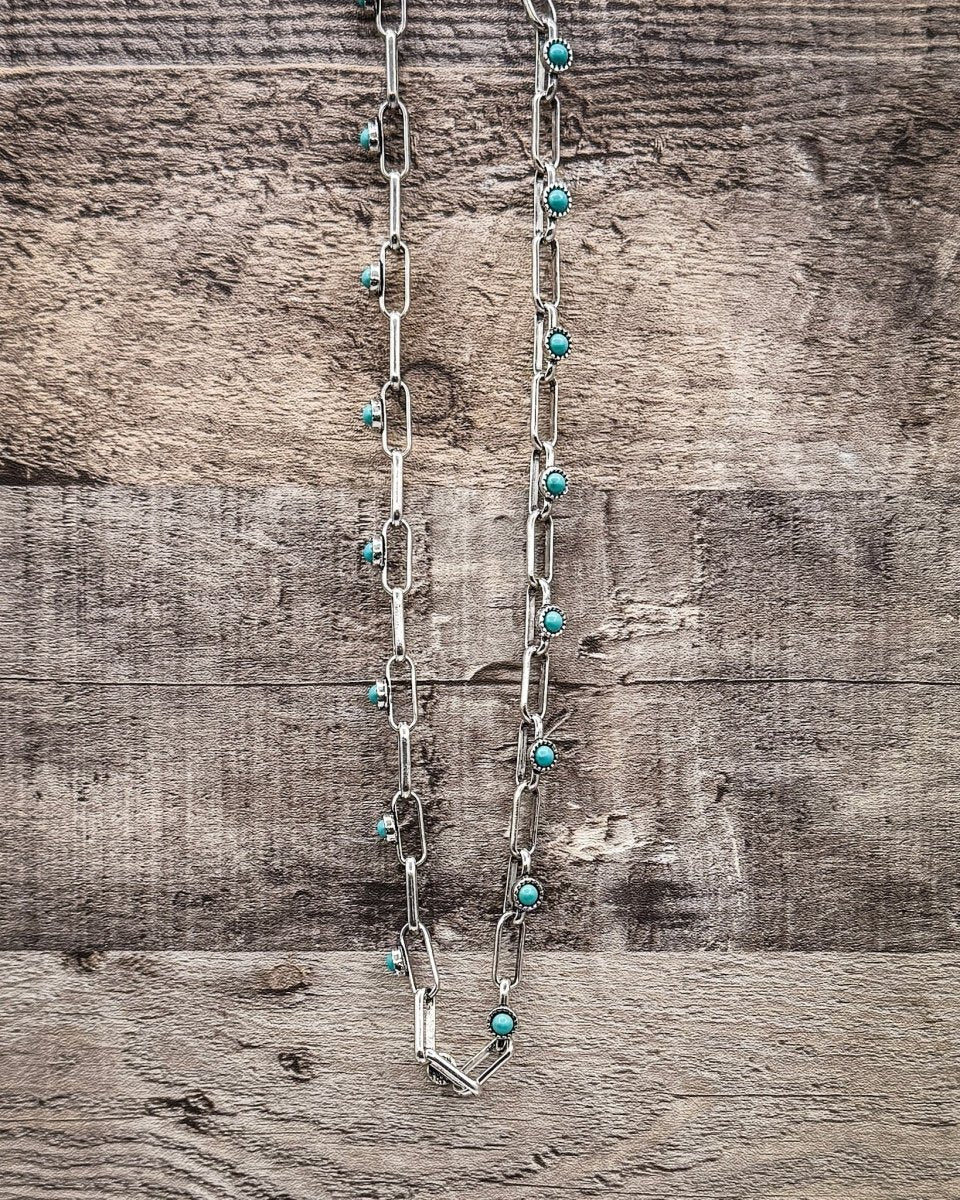 Morrow Chain Necklace with Stone Accents - Image 6