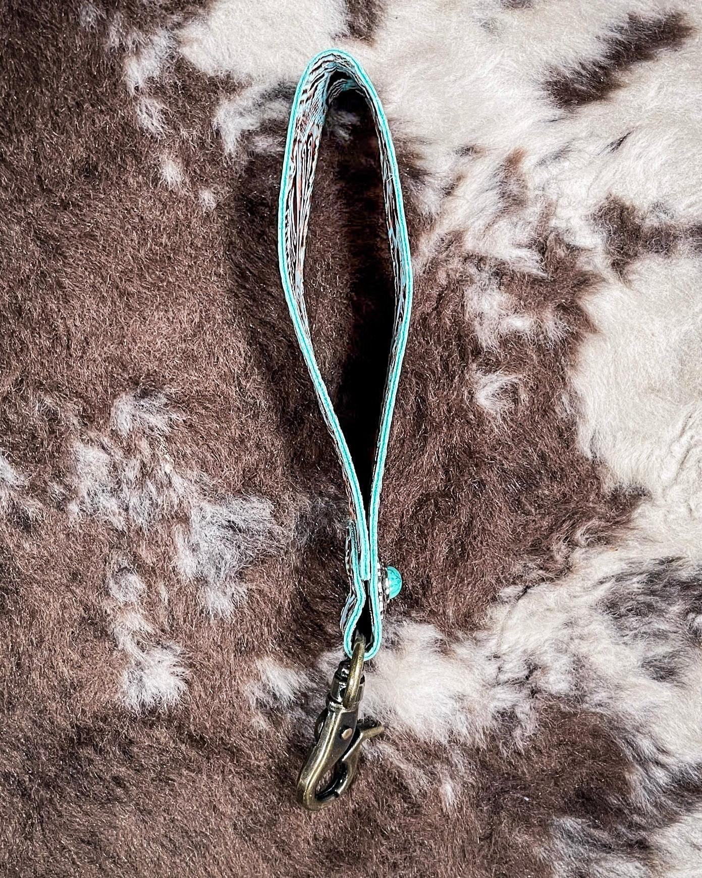 Myra Bag - Aqua Marine Key Fob - Image 4