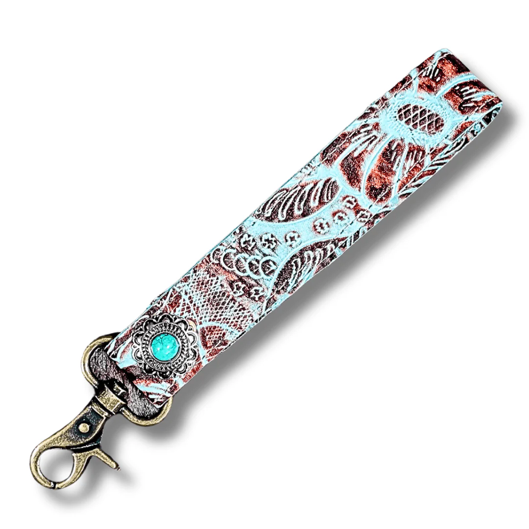 Myra Bag - Aqua Marine Key Fob - Image 6