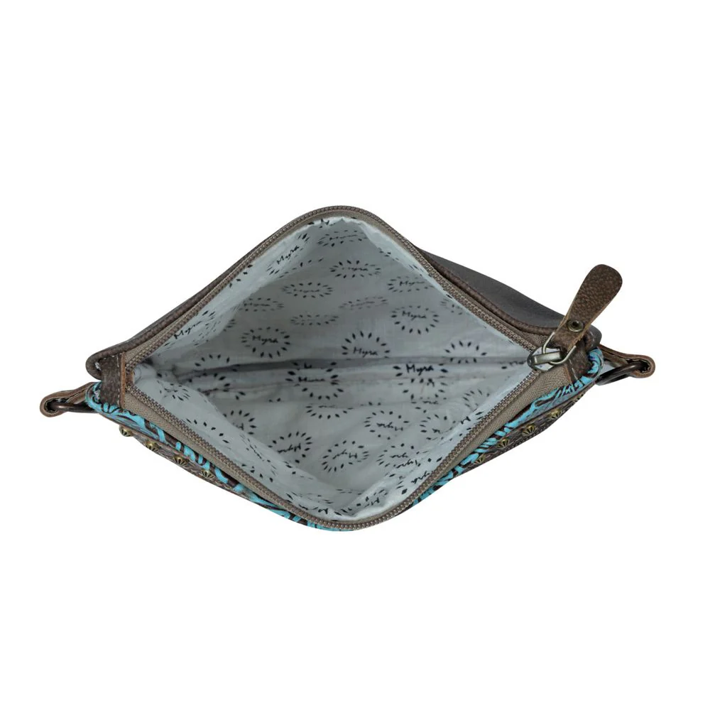 Azure Aesthetic Leather Bag by Myra Bag - Image 12