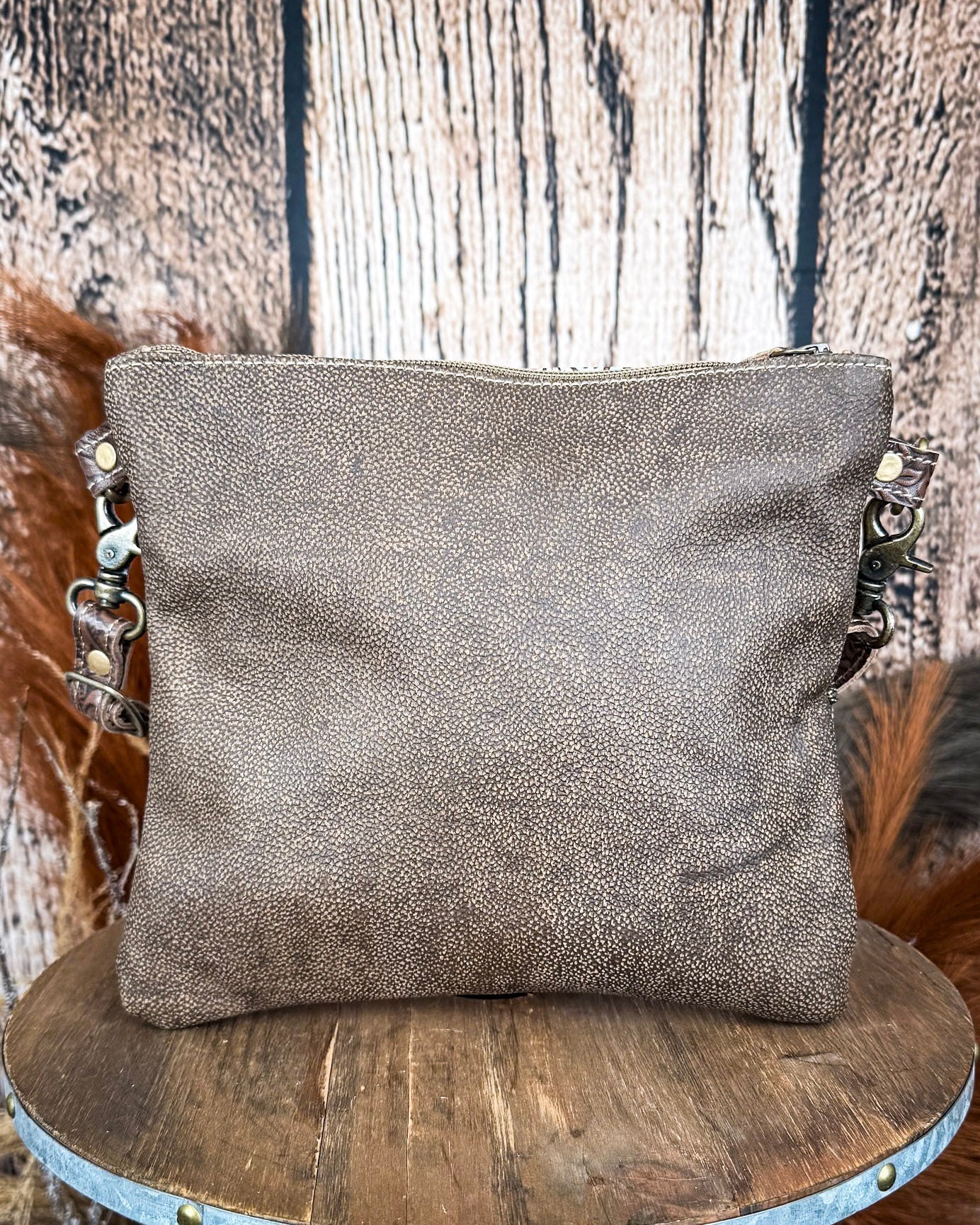 Azure Aesthetic Leather Bag by Myra Bag - Image 2