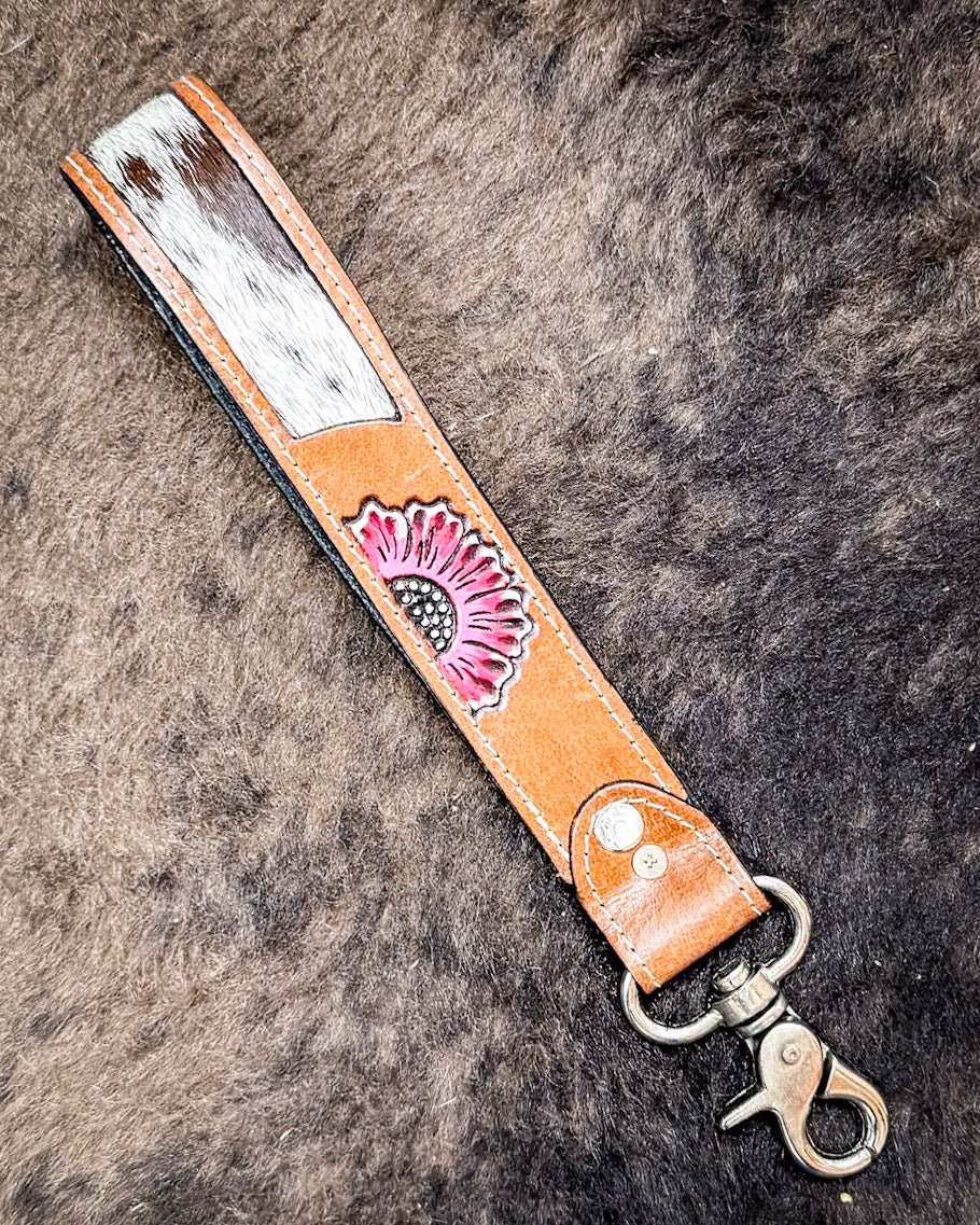 Myra Bag - Far & Wide Hand-Tooled Key Fob - Image 4