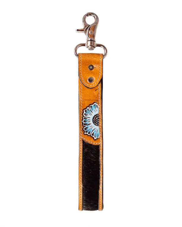 Myra Bag - Far & Wide Hand-Tooled Key Fob - Image 6