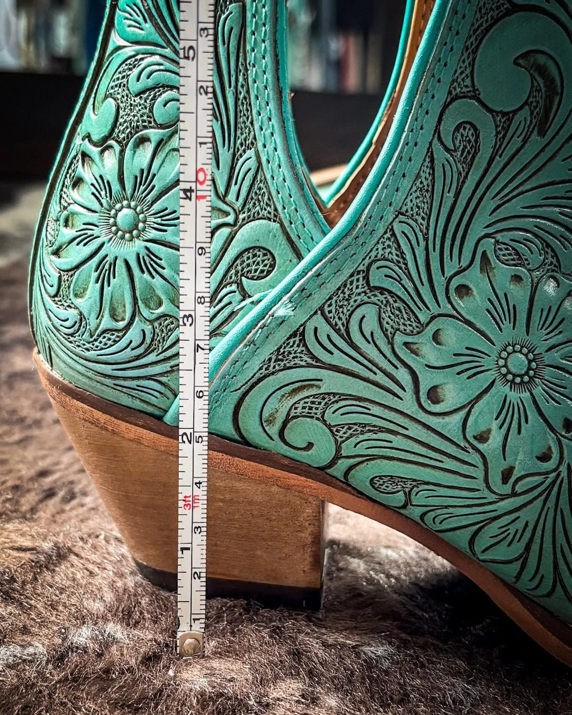 High Mesa Booties in Turquoise by Myra Bag - Image 5