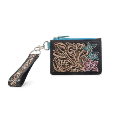 Pride of Prickly Pears Card Holder in Black by Myra Bag - Image 4