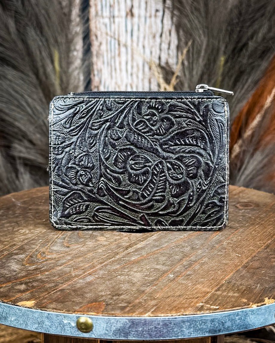 Wonder Trail Card Holder in Black by Myra Bag - Image 3