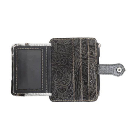 Wonder Trail Card Holder in Black by Myra Bag - Image 5