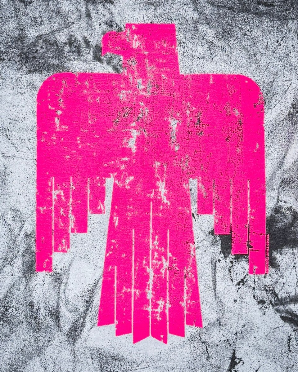 Neon Thunderbird Tee in Stone Mineral Wash - Image 5
