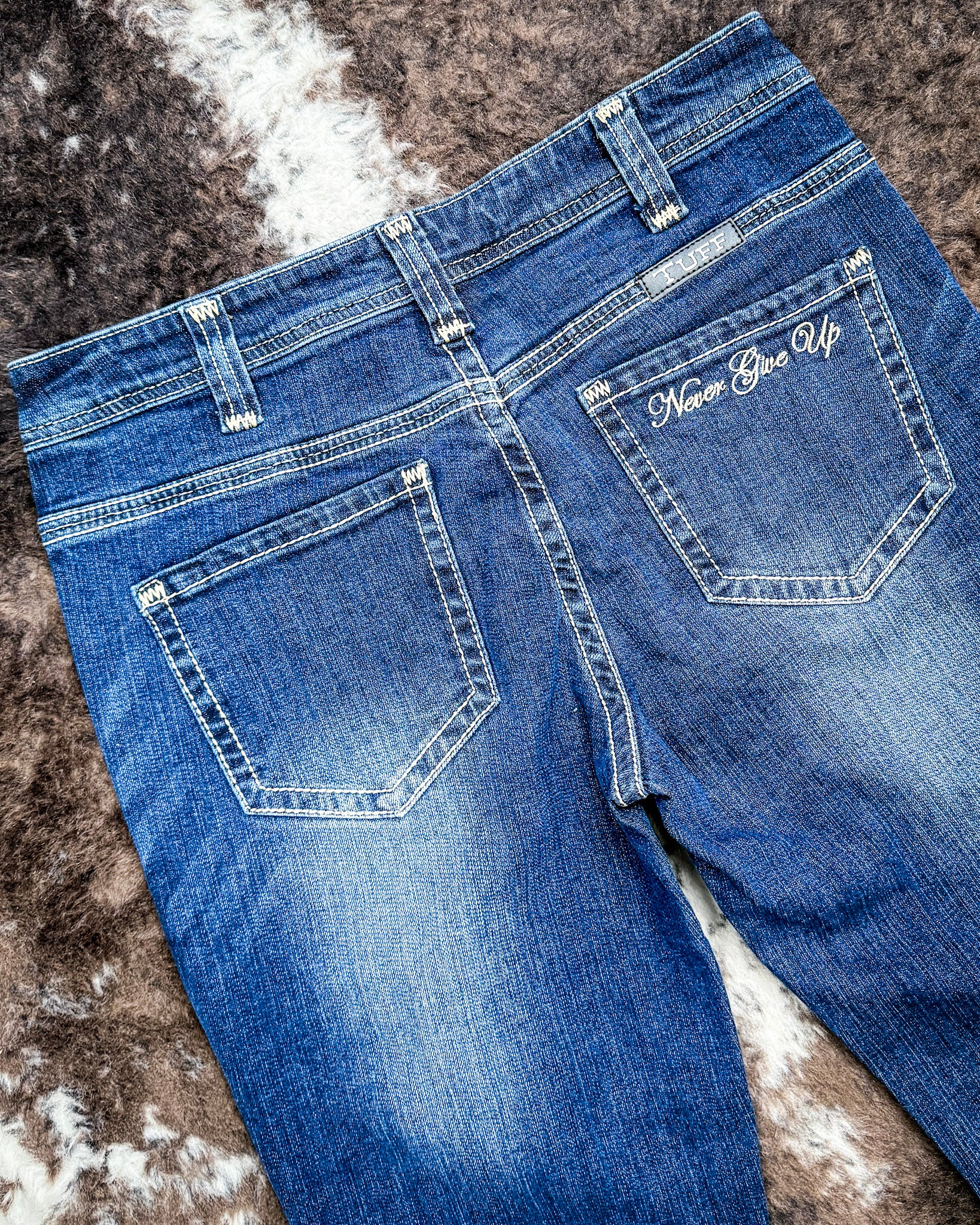 Never Give Up Bootcut Jeans by Cowgirl Tuff - Image 2