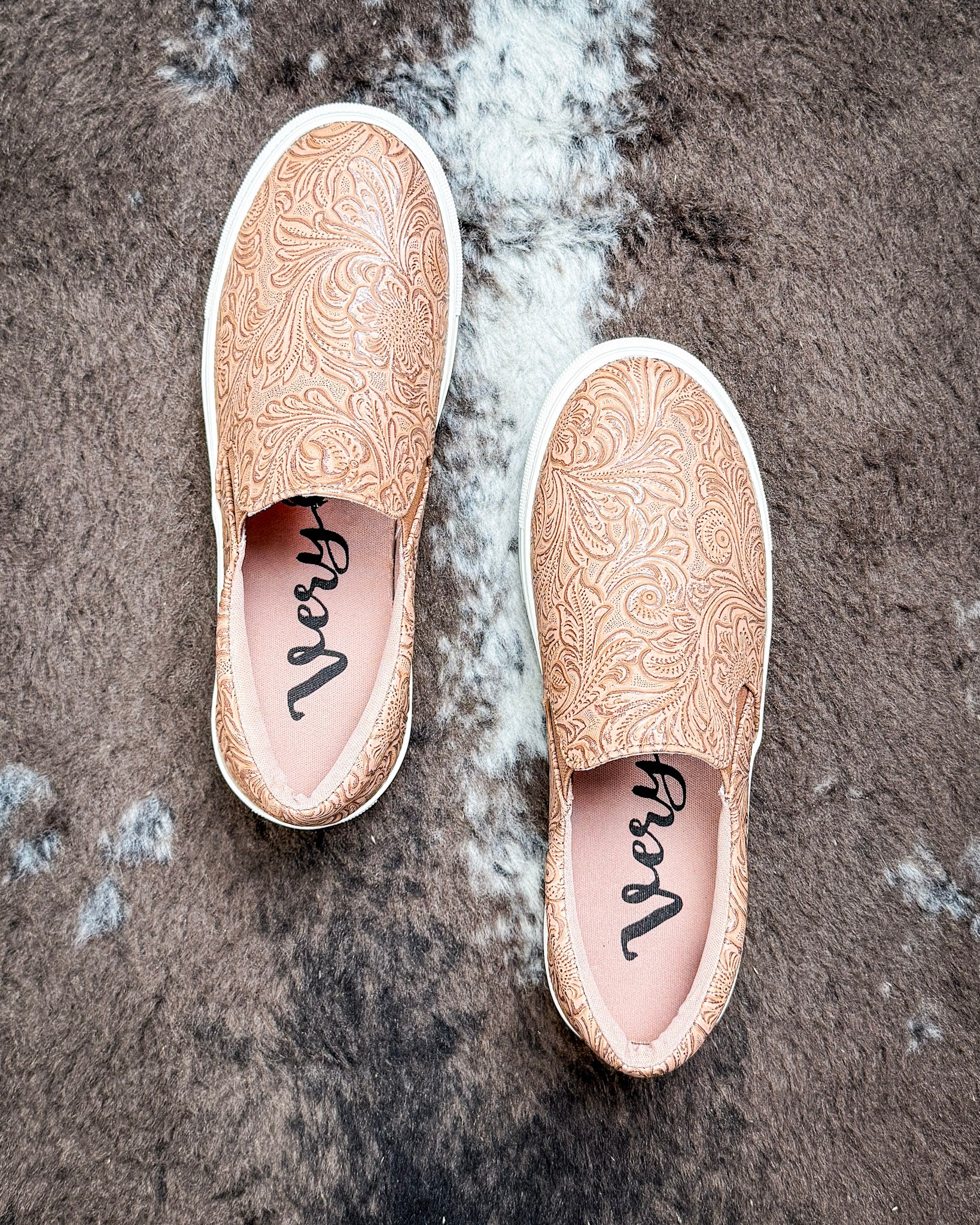 Nova Slip-On Sneaker in Tan by Very G - Image 3