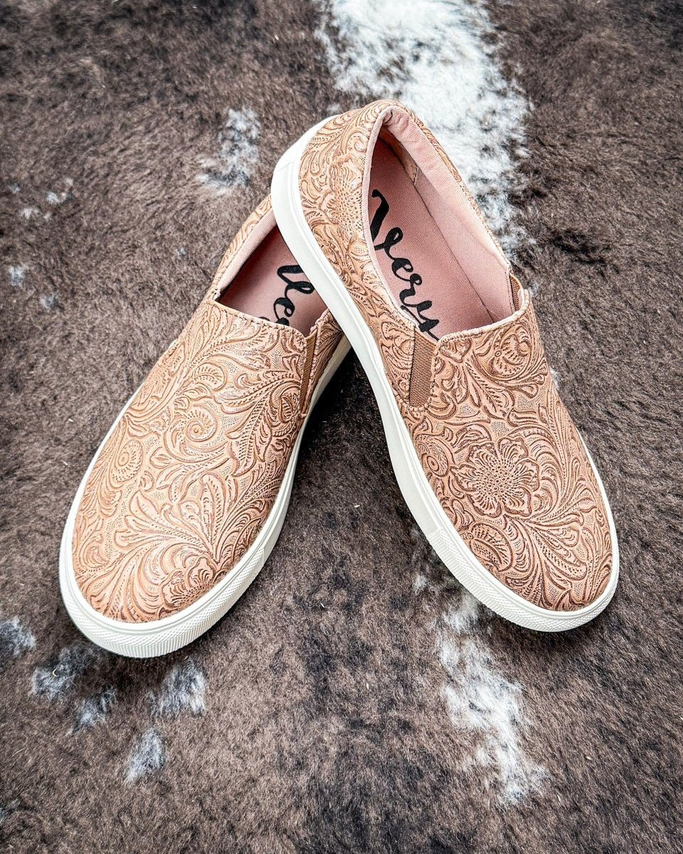 Nova Slip-On Sneaker in Tan by Very G - Image 4