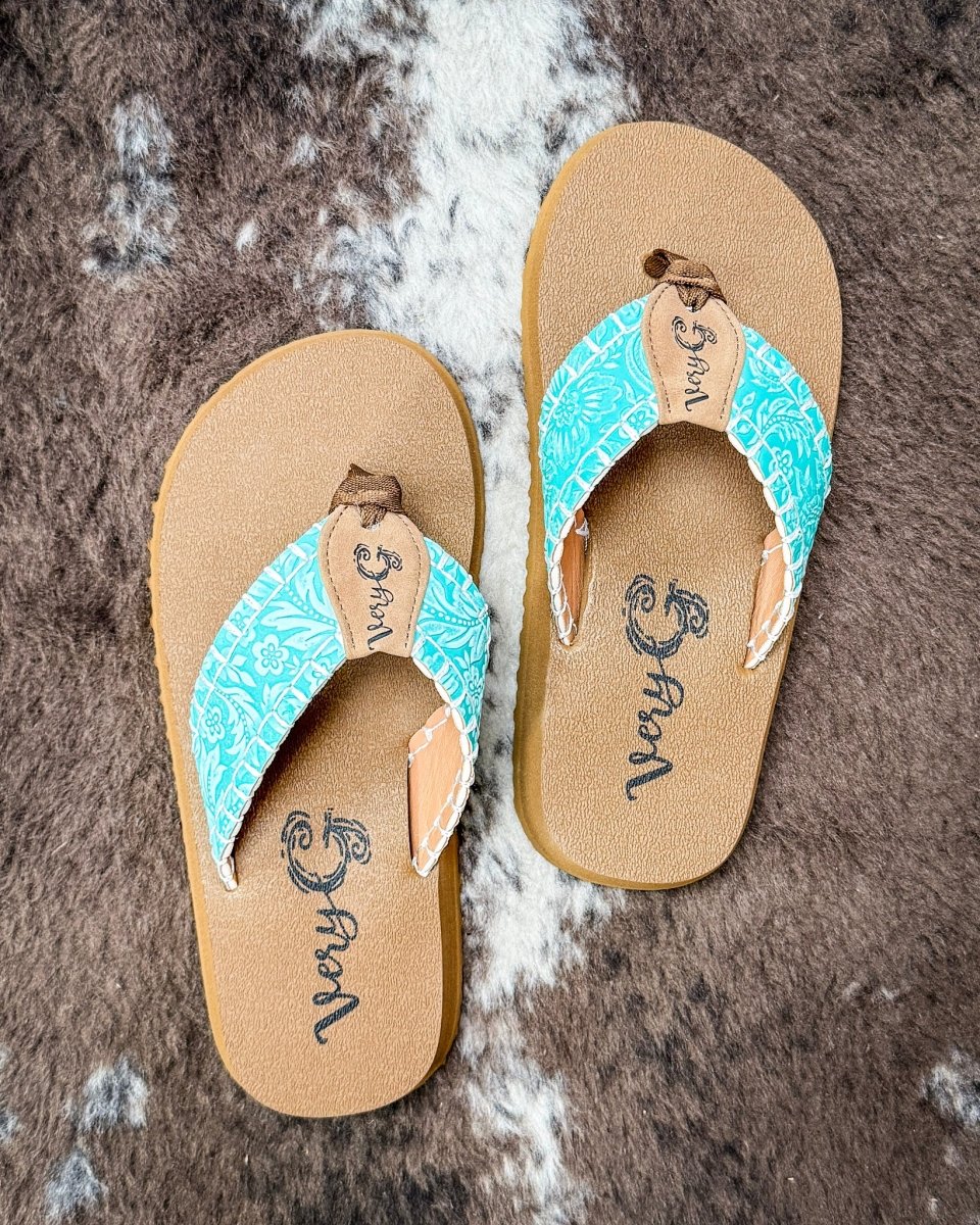 Pamela Sandal in Turquoise by Very G - Image 5