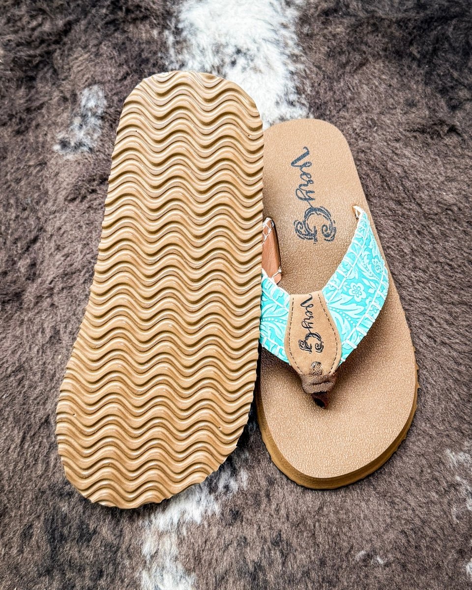 Pamela Sandal in Turquoise by Very G - Image 6