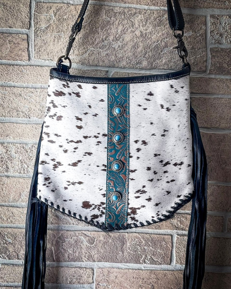 Paradox Hairon Fringe Crossbody Bag by Myra Bag - Image 3