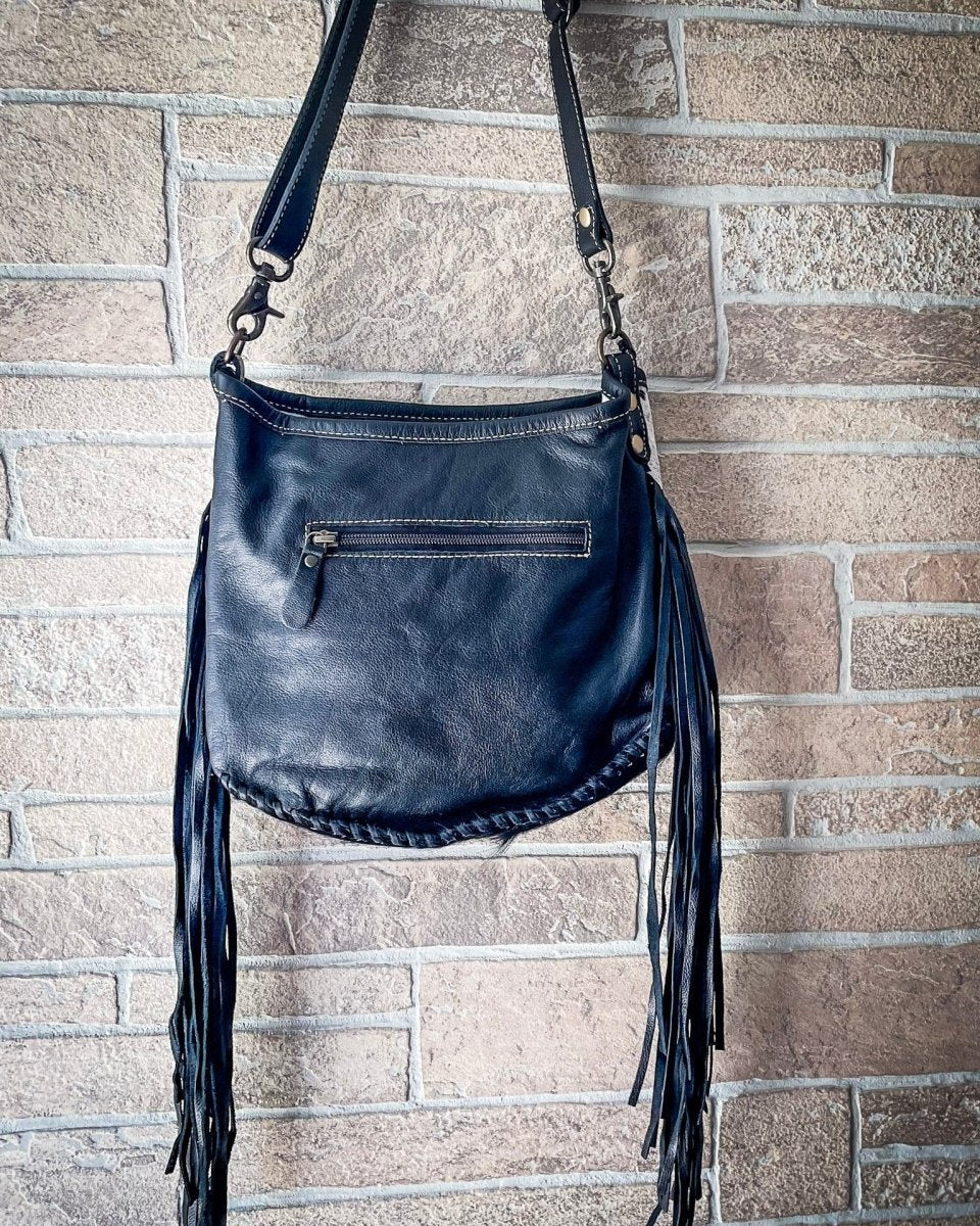 Paradox Hairon Fringe Crossbody Bag by Myra Bag - Image 4