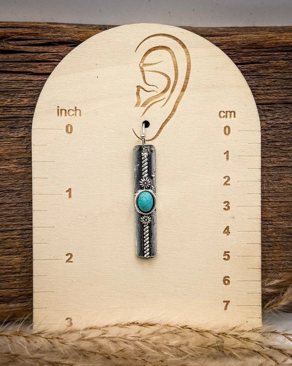 Prairie Starlet Bar Dangle Earrings - Image 2
