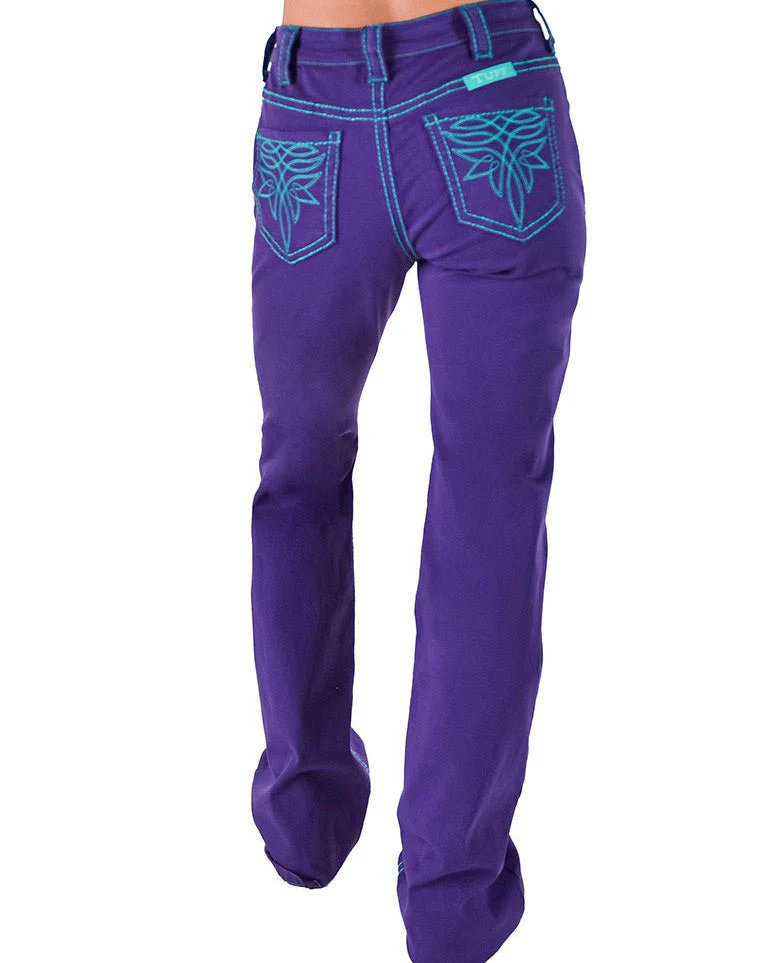 Purple Crush Bootcut Jeans by Cowgirl Tuff - Image 5