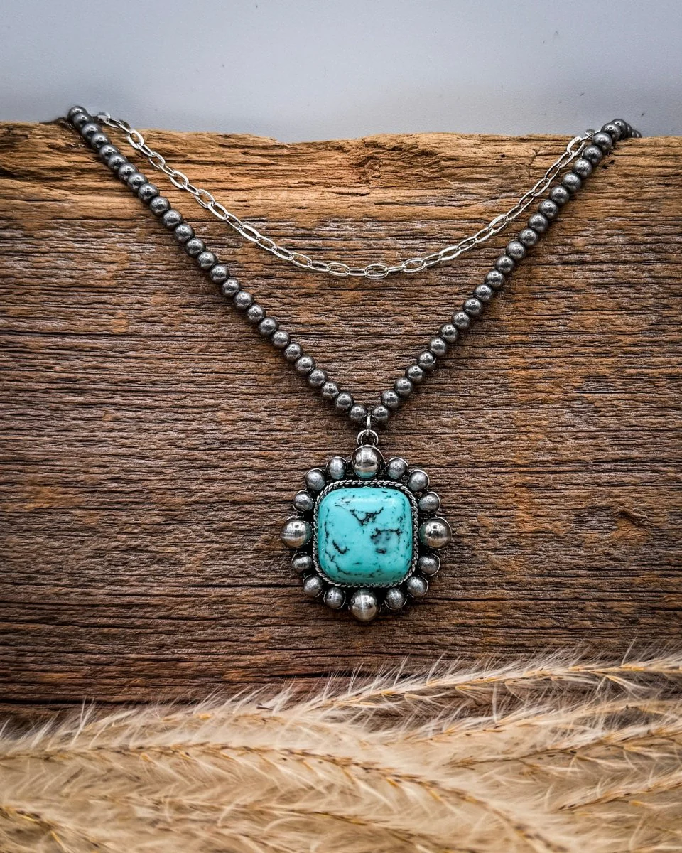 Remington Square Stone Layered Necklace