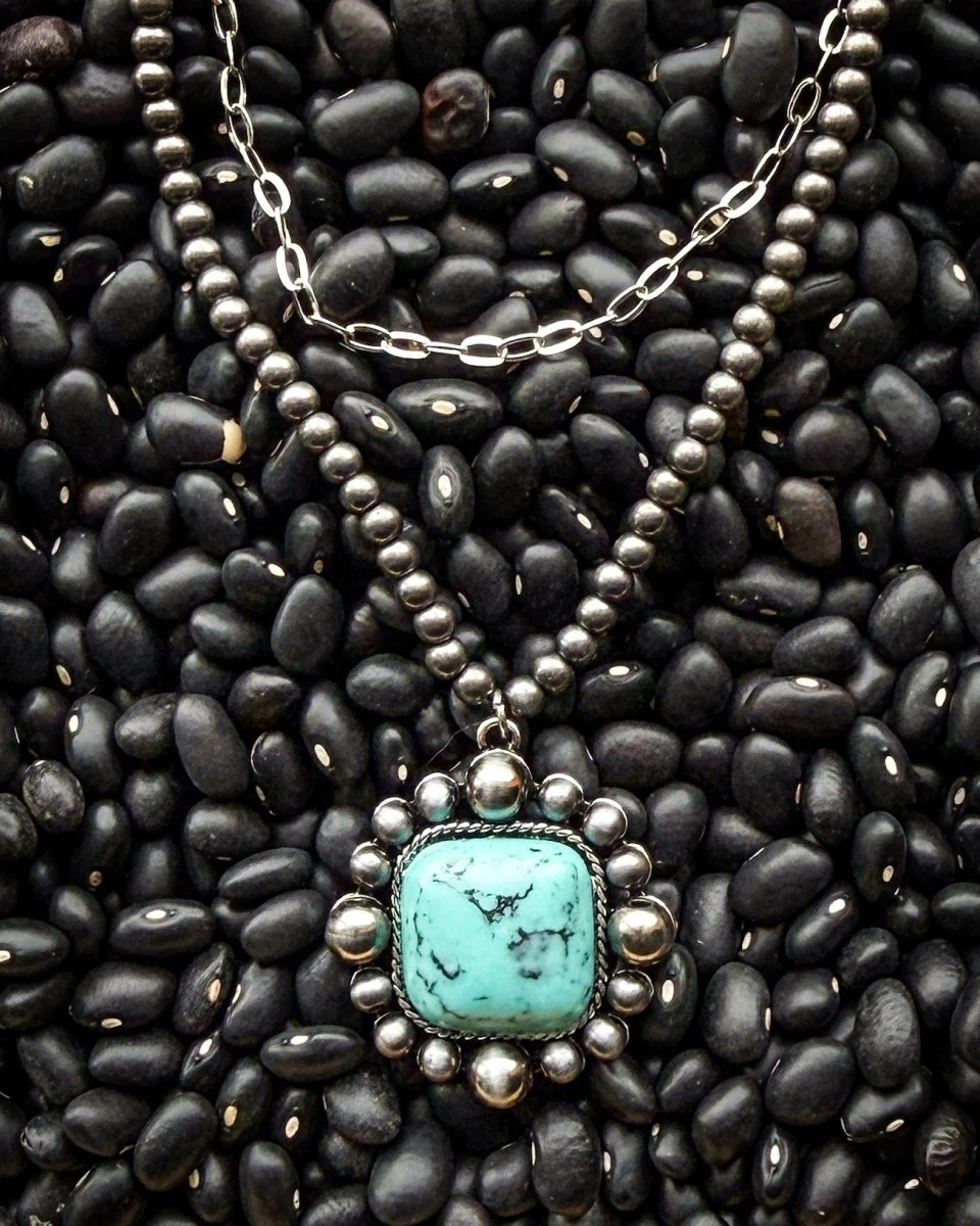 Remington Square Stone Layered Necklace - Image 4