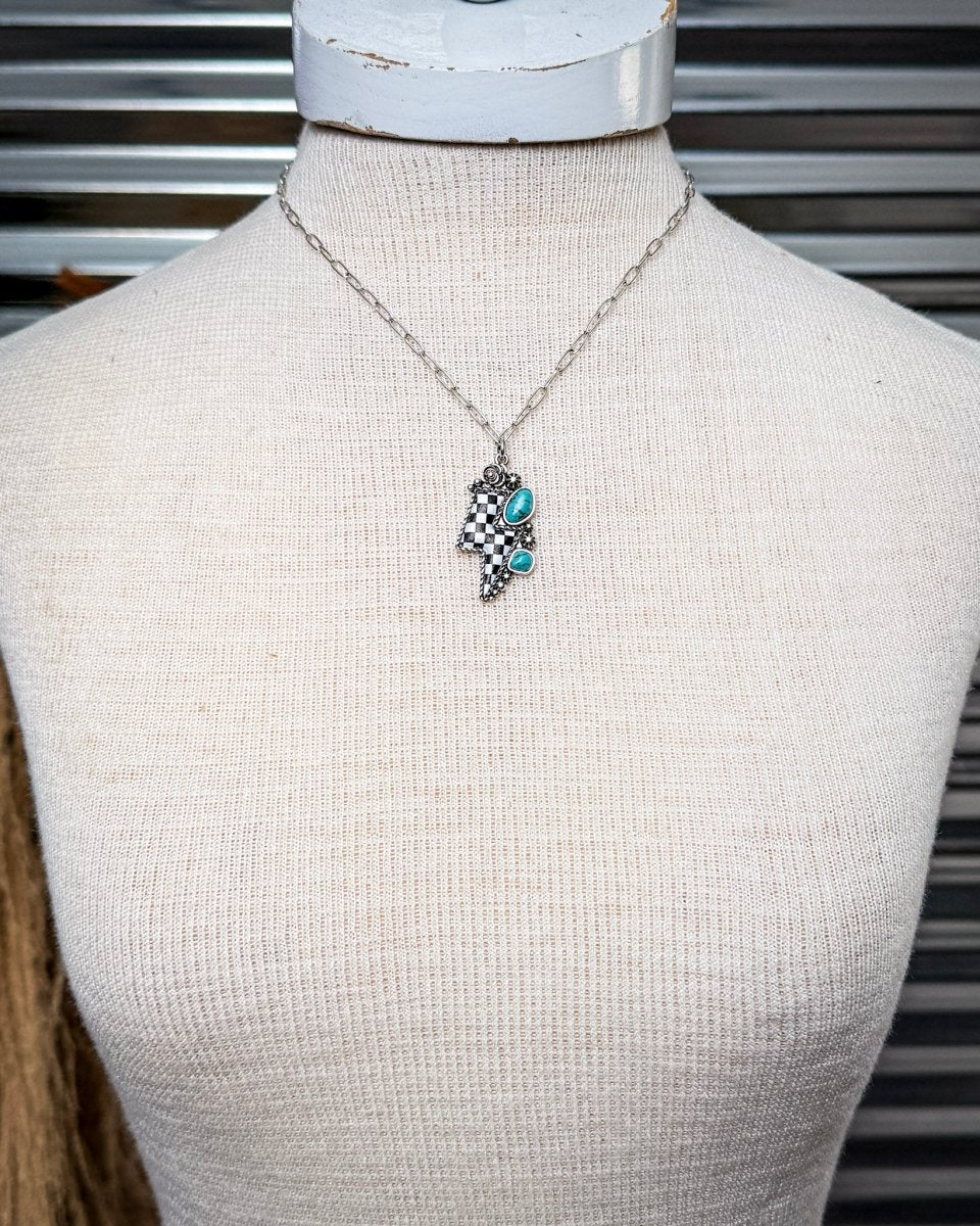 Riot Ridge Lightning Bolt Necklace - Image 2