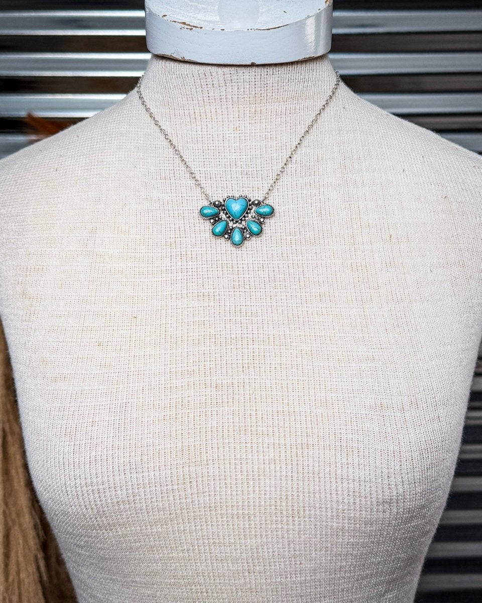 Saddle Bloom Heart Necklace - Image 2