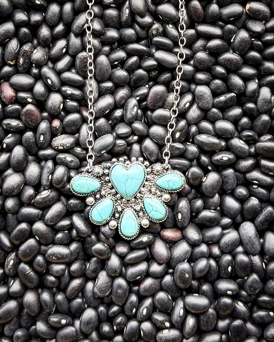 Saddle Bloom Heart Necklace - Image 4