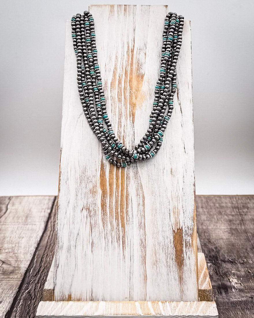 Sierra Sky Multi-Strand Fashion Necklace - Image 3