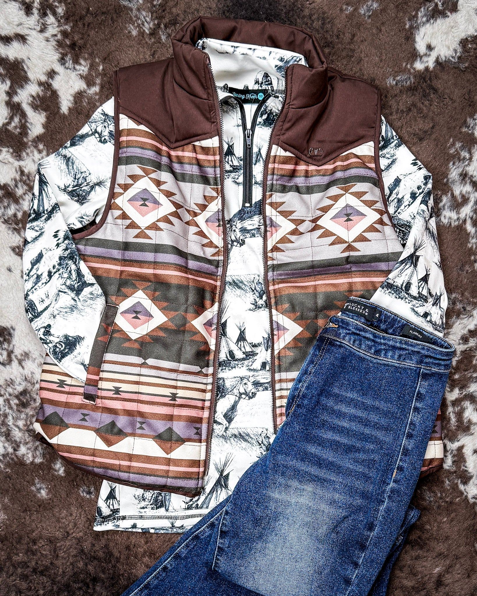 Spirit of the Plains Quarter Zip Pullover by Sterling Kreek - Image 6
