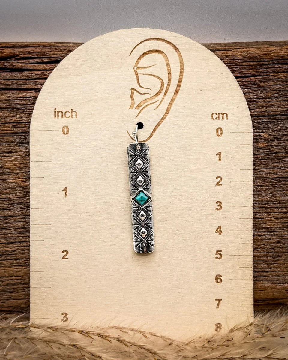 Sutton Bar Dangle Earrings - Image 2