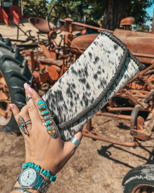 The Elva Hide Wallet in Black by Haute Southern Hyde - Image 6