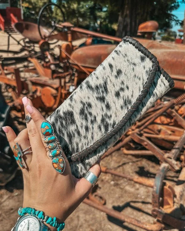 The Elva Hide Wallet in Black by Haute Southern Hyde - Image 8