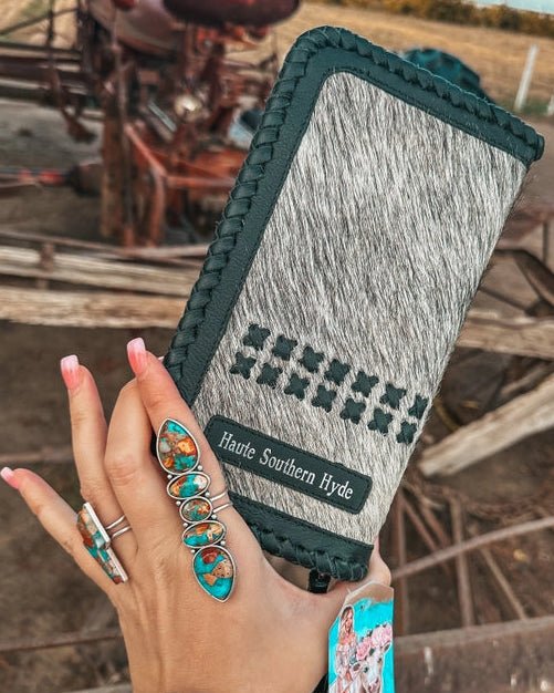 The Hazy Wesson Wallet in Black by Haute Southern Hyde - Image 2