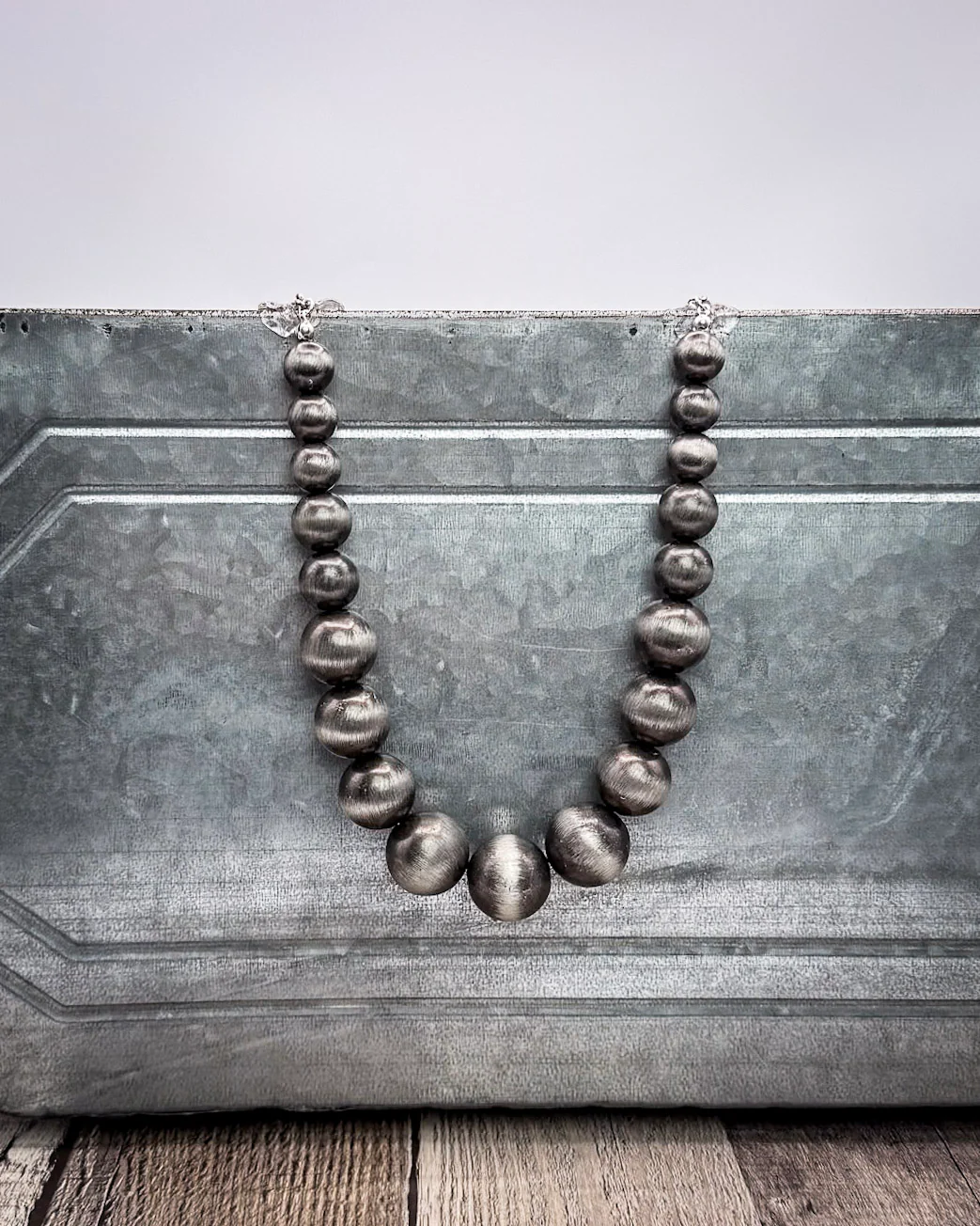 The Laredo Strand Fashion Necklace in Silver - Image 2
