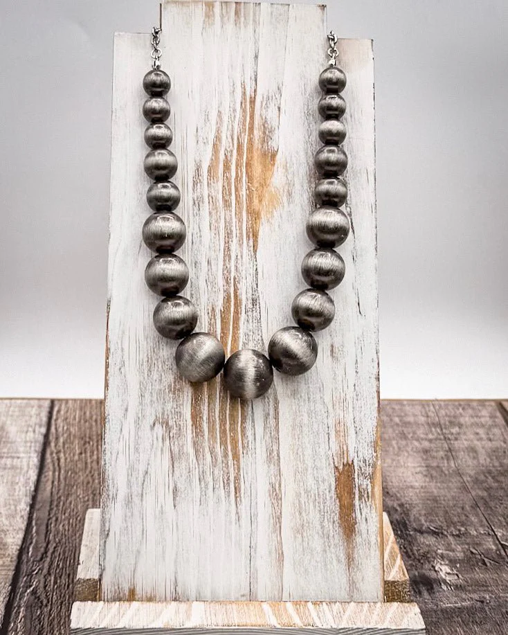The Laredo Strand Fashion Necklace in Silver - Image 3