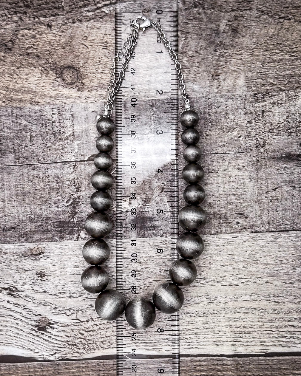 The Laredo Strand Fashion Necklace in Silver - Image 4