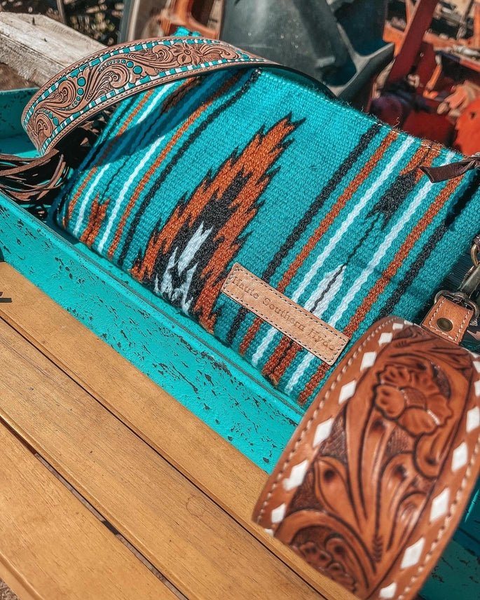 The San Jose Leather Tooled Purse by Haute Southern Hyde - Image 4