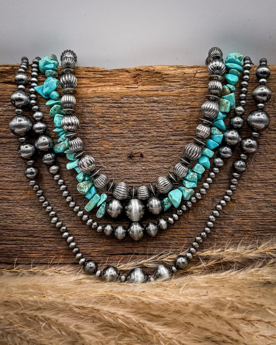 Tinsley Layered Stone Necklace Set