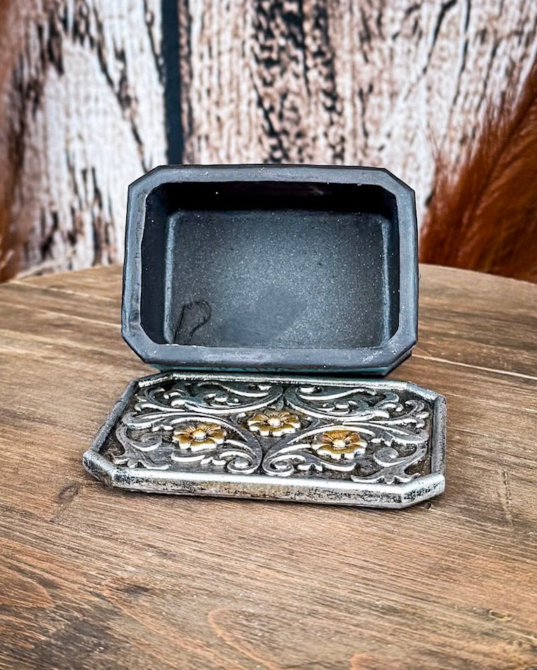 Turquoise Trinket Box - Image 3