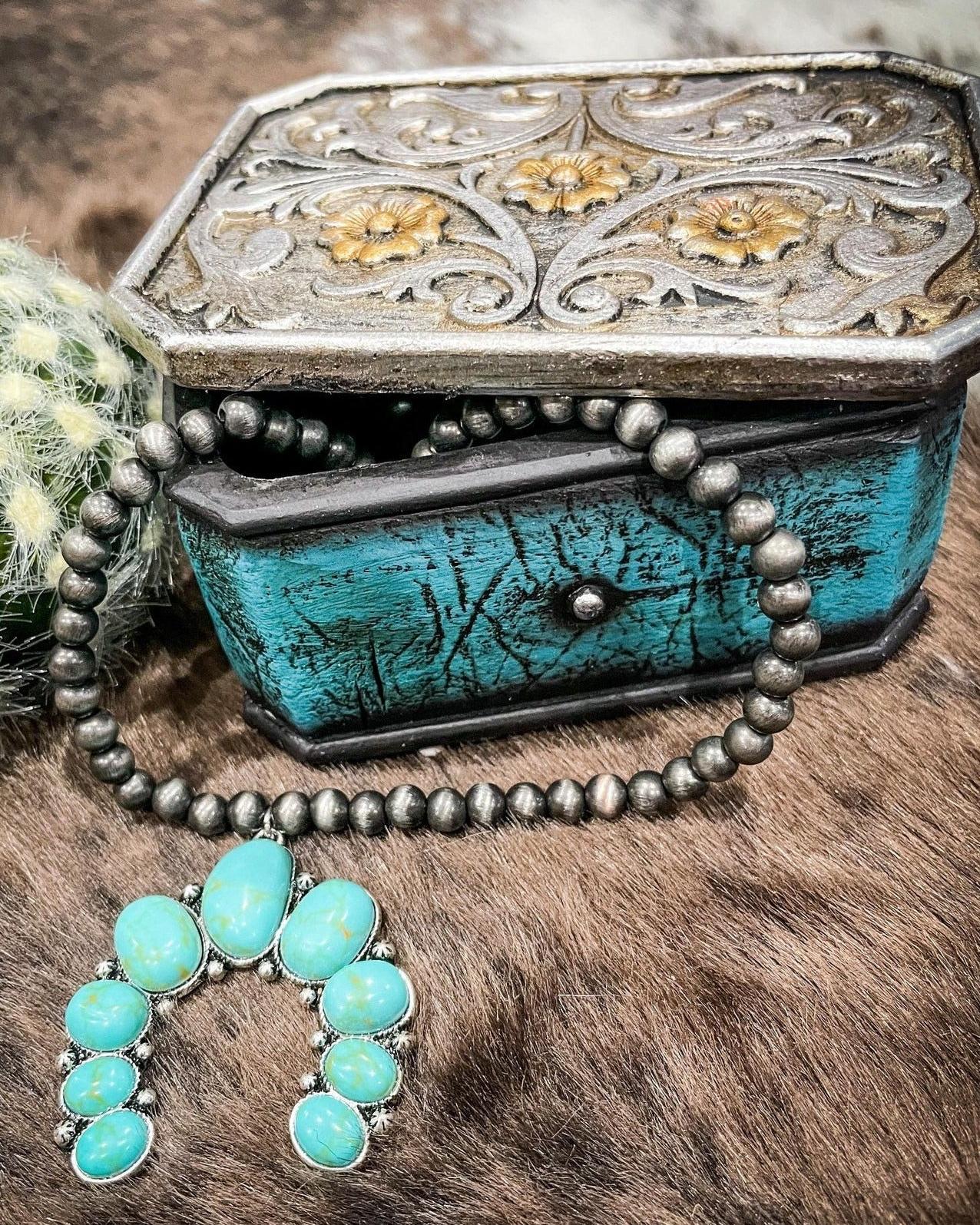 Turquoise Trinket Box - Image 7