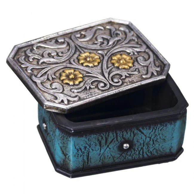 Turquoise Trinket Box - Image 8