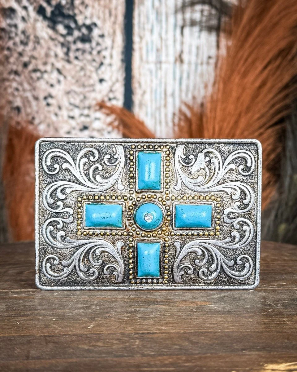 Turquoise Cross Trinket Box - Image 5
