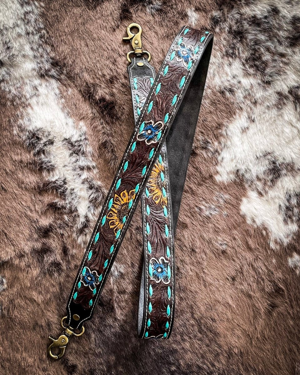Turquoise Weaved Purse Strap by Myra Bag - Image 4